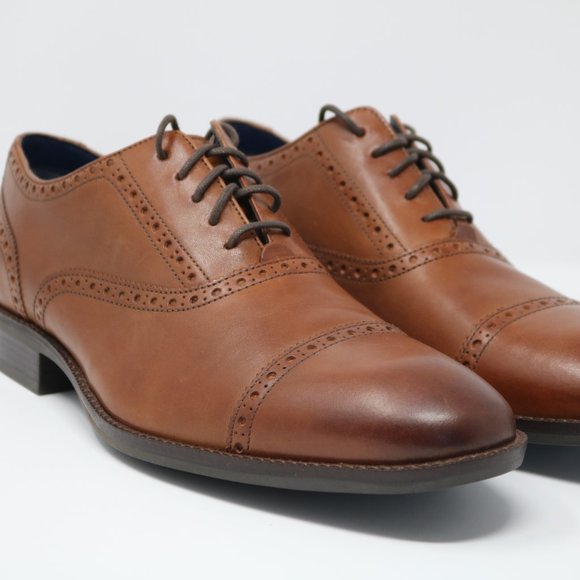 Cole Haan Wayne Cap Toe Oxfords Leather British main image 10